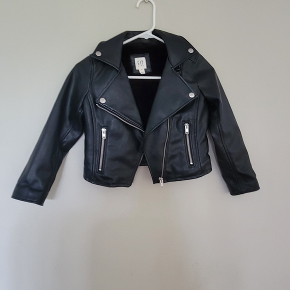 Gap kids leather jacket - Picture 3 of 7